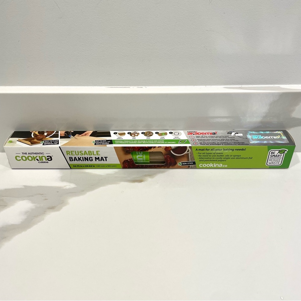 🔵3/$25 NEW The Authentic Cookina Cuisine Reusable Baking Mat